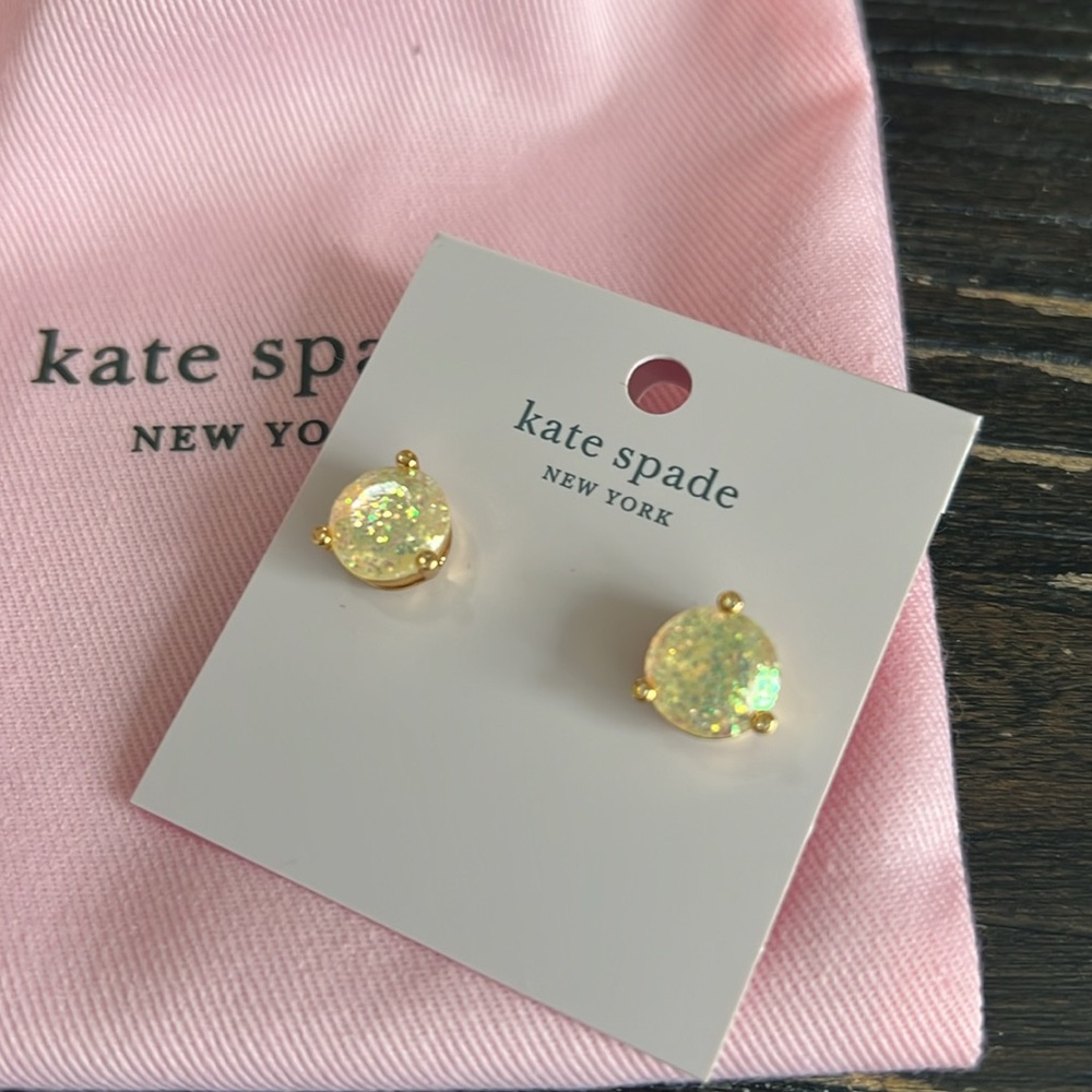 Kate Spade Rise & Shine Opal Glitter Colored Studs